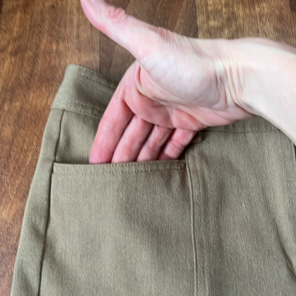 Like new Talbots light brown slacks - Picture 2 of 13